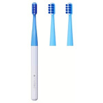 Ортодонтическая зубная щетка с сменными насадками (3шт), Голуба